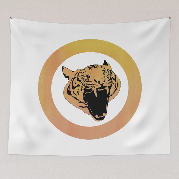 Item preview, Roaring Tiger Line Drawing designed and sold by MoonLitFox.