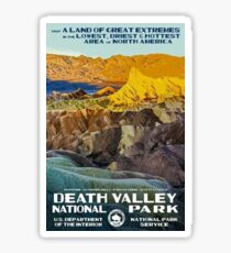 Death Valley National Park Service Vintage Travel Decal Sticker