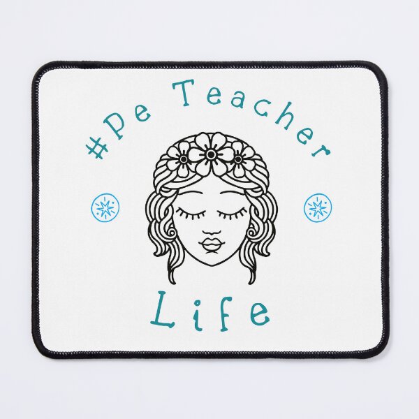 Item preview, PE Teacher Messy Bun Lifes Hair Glasses Funny designed and sold by byrne-ma.