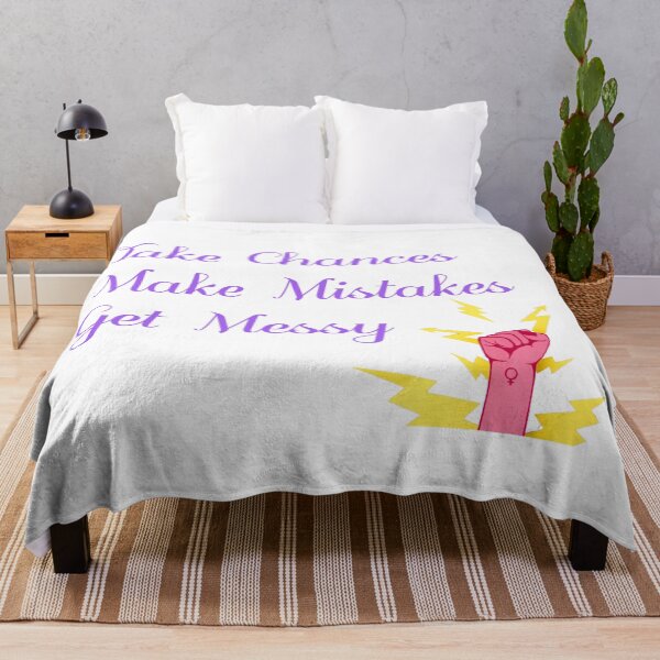 Item preview, take chances make mistakes get messy motivation quotes designed and sold by Neylou-Art.