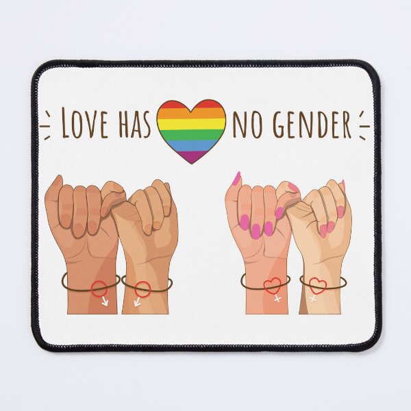 Item preview, LGBTQ+ Quote: "Love Has No Gender" designed and sold by BurtWestonDesign.