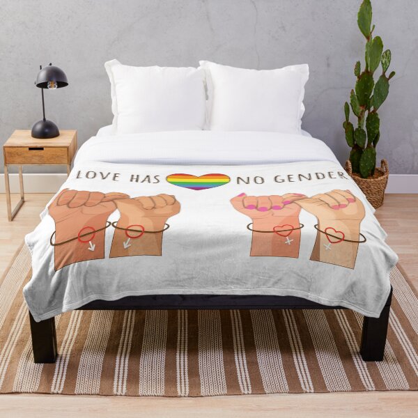 Item preview, LGBTQ+ Quote: "Love Has No Gender"  designed and sold by BurtWestonDesign.