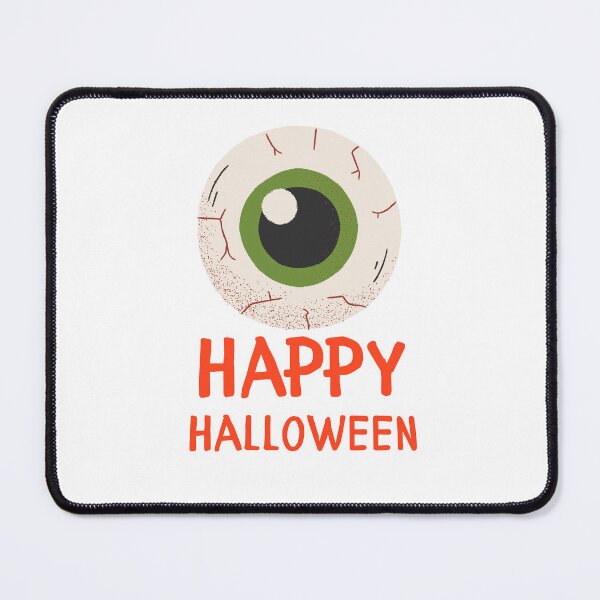 Item preview, Happy Halloween Textured Spooky Halloween Green Eyeball Design designed and sold by WBP Mart.