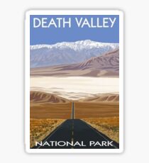 Death Valley National Park Highway Vintage Travel Decal Sticker