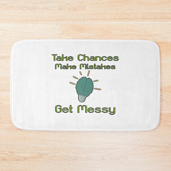 Item preview,  take chances make mistakes get messy motivation quotes designed and sold by Neylou-Art.