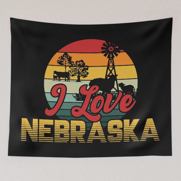 Item preview, I Love Nebraska designed and sold by RetroCentre.