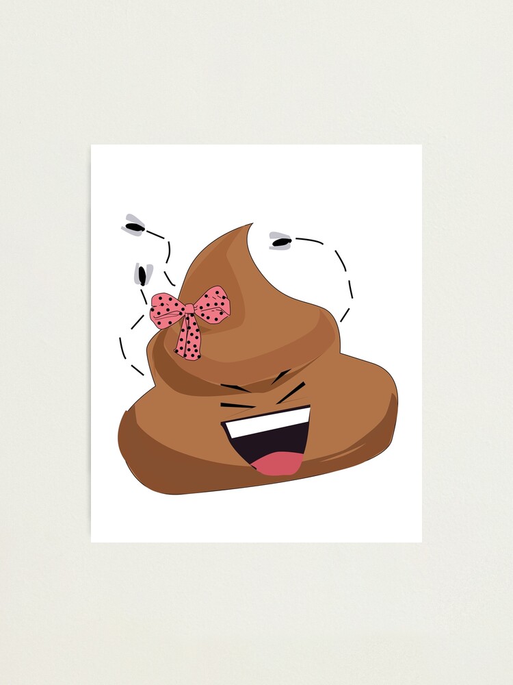 Cute Funny Emoji Pink Bow Cutie Poo T Shirt Poop Emoji