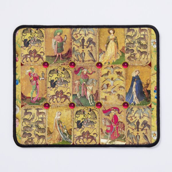Item preview, Medieval German Court Cards Queens and Kings of Dogs,Deers,Falcons,Ducks  designed and sold by BulganLumini.