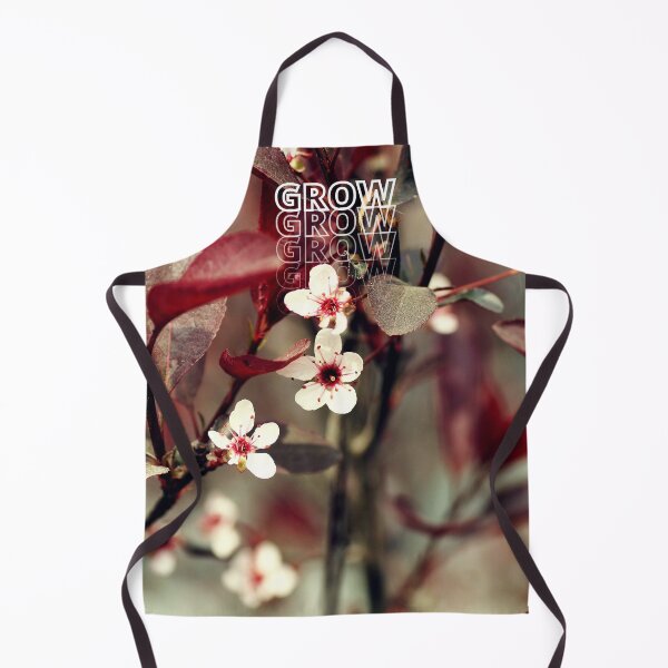 Item preview, GROW (above) - Bold White And Red Blossoms designed and sold by AliceSLee.
