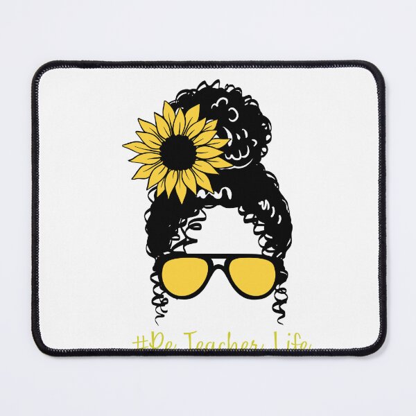 Item preview, PE Teacher Messy Bun Lifes Hair Glasses Funny designed and sold by byrne-ma.