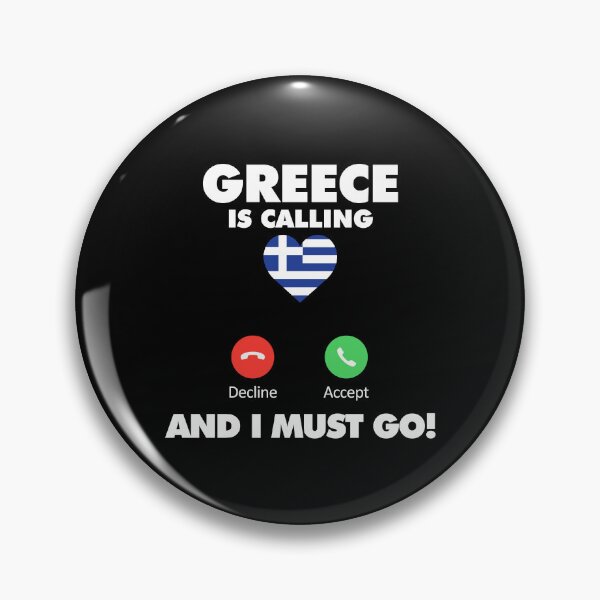 Item preview, Greece is Calling and I Must Go designed and sold by HelloFromAja.