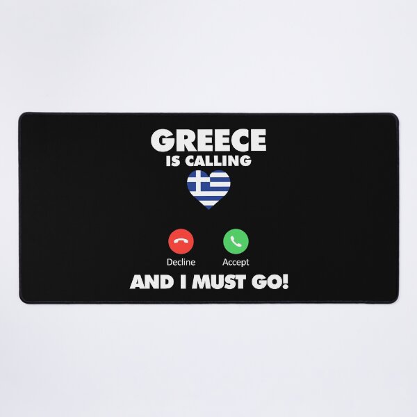 Item preview, Greece is Calling and I Must Go designed and sold by HelloFromAja.