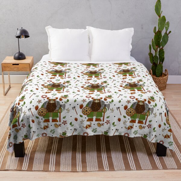 Item preview, Scandinavian Folklore Viking Pattern designed and sold by LotusArtStudio.