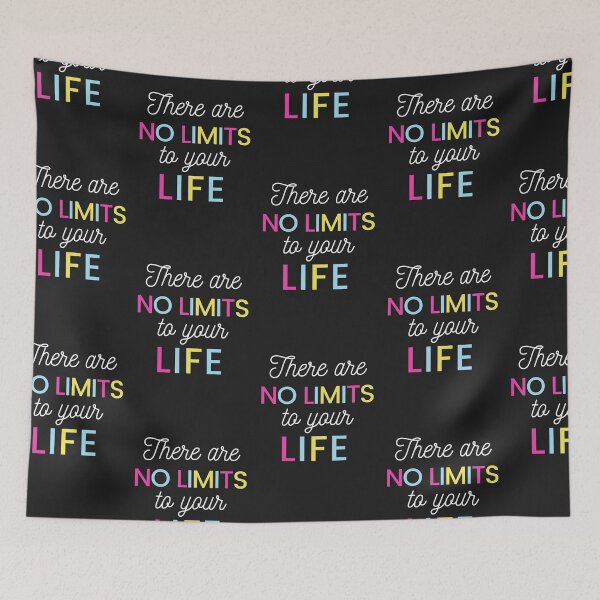 Item preview, there are no limits to your life- text based designed and sold by Best-Designers.