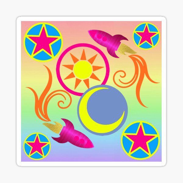 Item preview, Rainbow rocketship  designed and sold by KCAbdelnour.