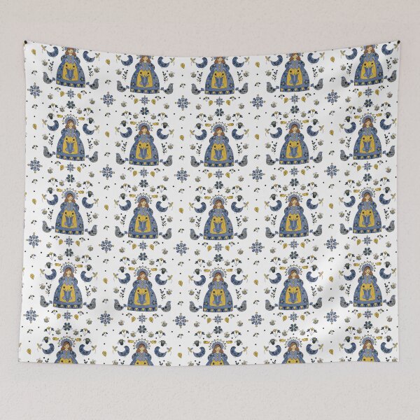 Item preview, Scandinavian Folklore Traditional Dress Pattern designed and sold by LotusArtStudio.
