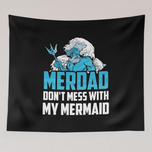 Item preview, Merdad Mermaid Dad Funny Father's Day Shirt For Husband designed and sold by haselshirt.