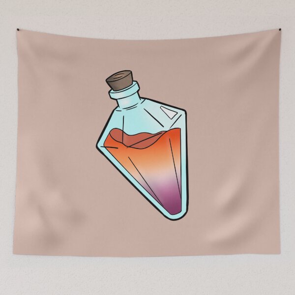 Item preview, lesbian potion designed and sold by atlasbackache.