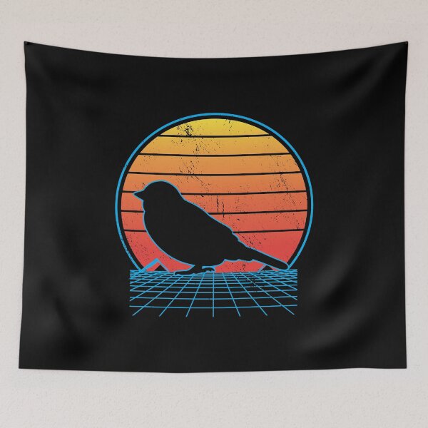 Item preview, Vaporwave Bird Lover Birdwatching Bird Whisperer Binoculars designed and sold by haselshirt.
