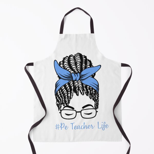 Item preview, PE Teacher Messy Bun Lifes Hair Glasses Funny designed and sold by byrne-ma.