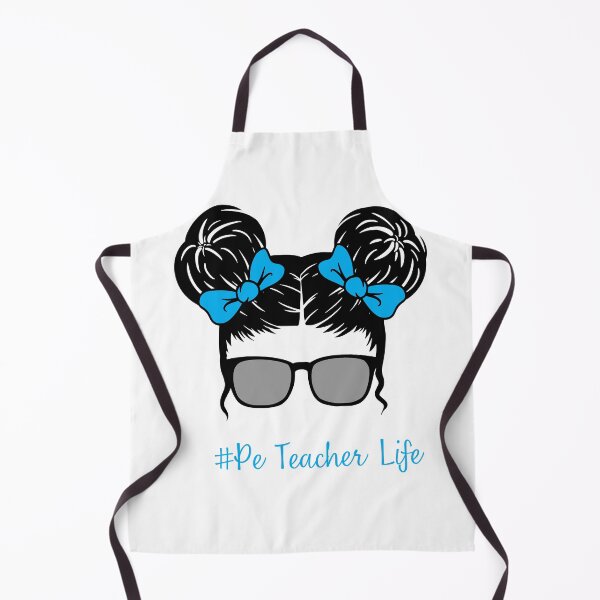 Item preview, PE Teacher Messy Bun Lifes Hair Glasses Funny designed and sold by byrne-ma.