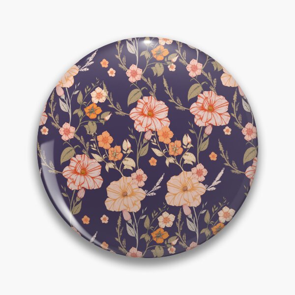 Item preview, Botanical Flower Pattern designed and sold by MadameHiro.