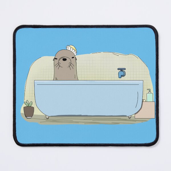 Item preview, seal in a bathtub designed and sold by Azurilyum.