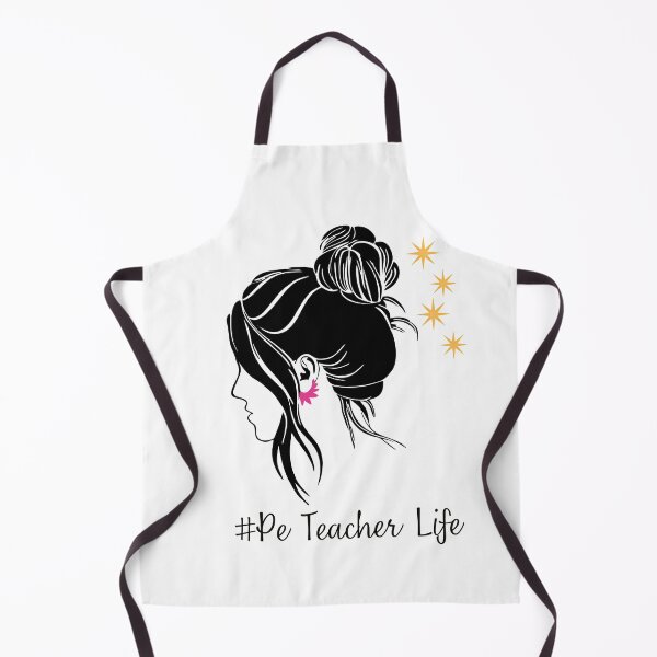 Item preview, PE Teacher Messy Bun Lifes Hair Glasses Funny designed and sold by byrne-ma.