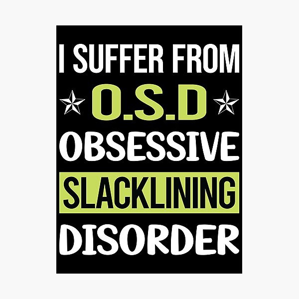 Item preview, Obsessive Love Slacklining Slackline Slackliner designed and sold by GobblesBeverley.