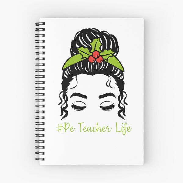 Item preview, PE Teacher Messy Bun Lifes Hair Glasses Funny designed and sold by byrne-ma.