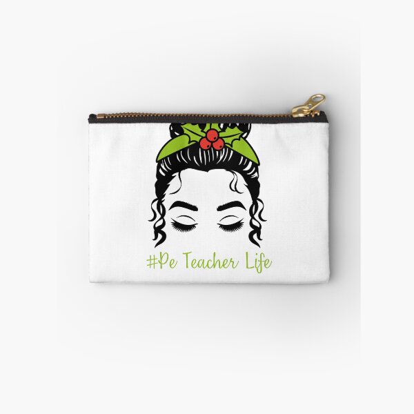 Item preview, PE Teacher Messy Bun Lifes Hair Glasses Funny designed and sold by byrne-ma.