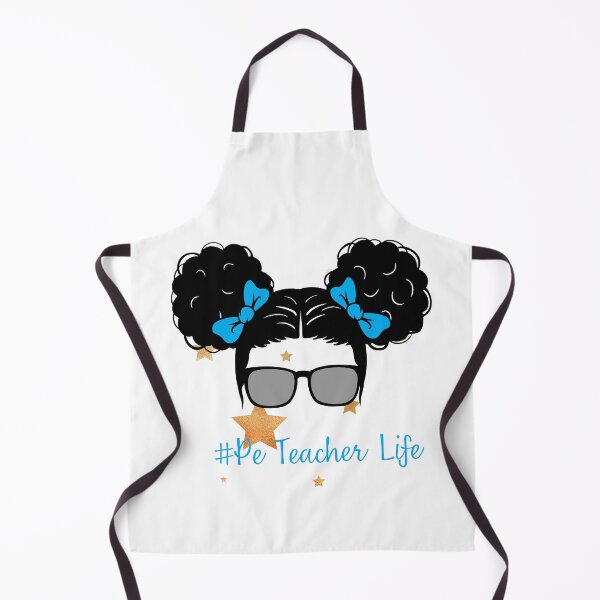 Item preview, PE Teacher Messy Bun Lifes Hair Glasses Funny designed and sold by byrne-ma.
