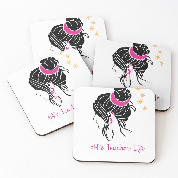 Item preview, PE Teacher Messy Bun Lifes Hair Glasses Funny designed and sold by byrne-ma.