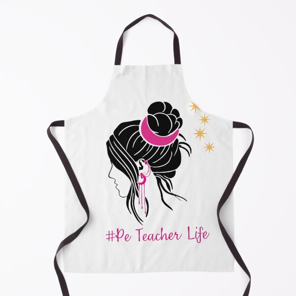 Item preview, PE Teacher Messy Bun Lifes Hair Glasses Funny designed and sold by byrne-ma.
