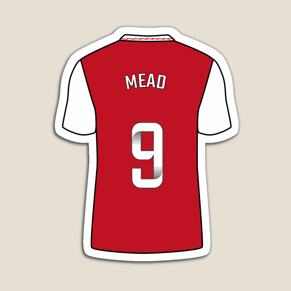 Leah Williamson 2023/2024 Arsenal Womens Home Shirt Sticker for Sale by  ArtForAllAges