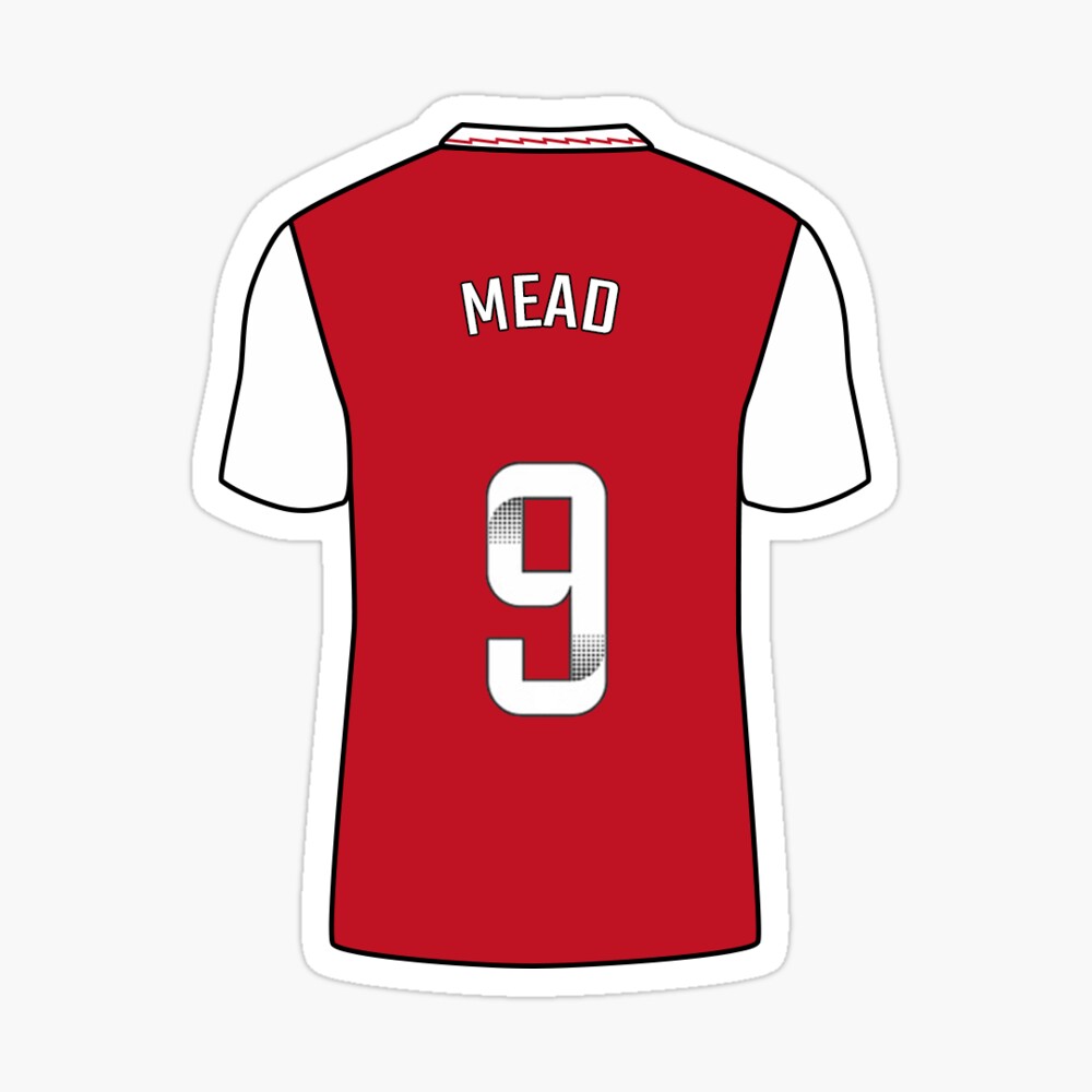 Beth Mead Arsenal Shirt 22/23 Sticker for Sale by alxstevunz