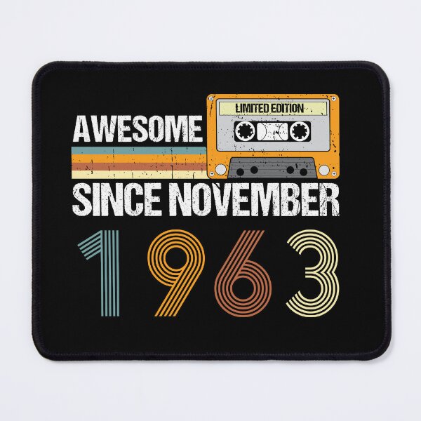 Item preview, Awesome Since November 1963 | 59th Birthday Gifts | 59 Years Old Gifts designed and sold by AMINE ★★★★★.