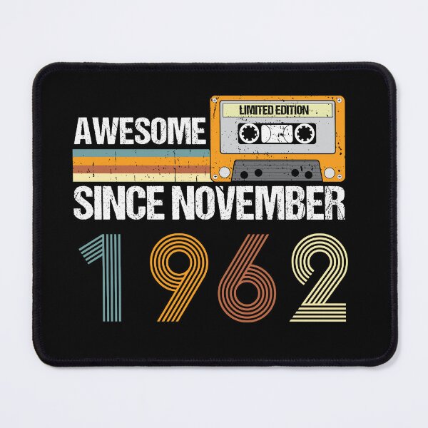 Item preview, Awesome Since November 1962 | 60th Birthday Gifts | 60 Years Old Gifts designed and sold by AMINE  ★★★★★.