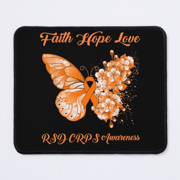 Item preview, Faith Hope Love RSD CRPS Awareness Butterfly Ribbon Gifts designed and sold by Adropine.