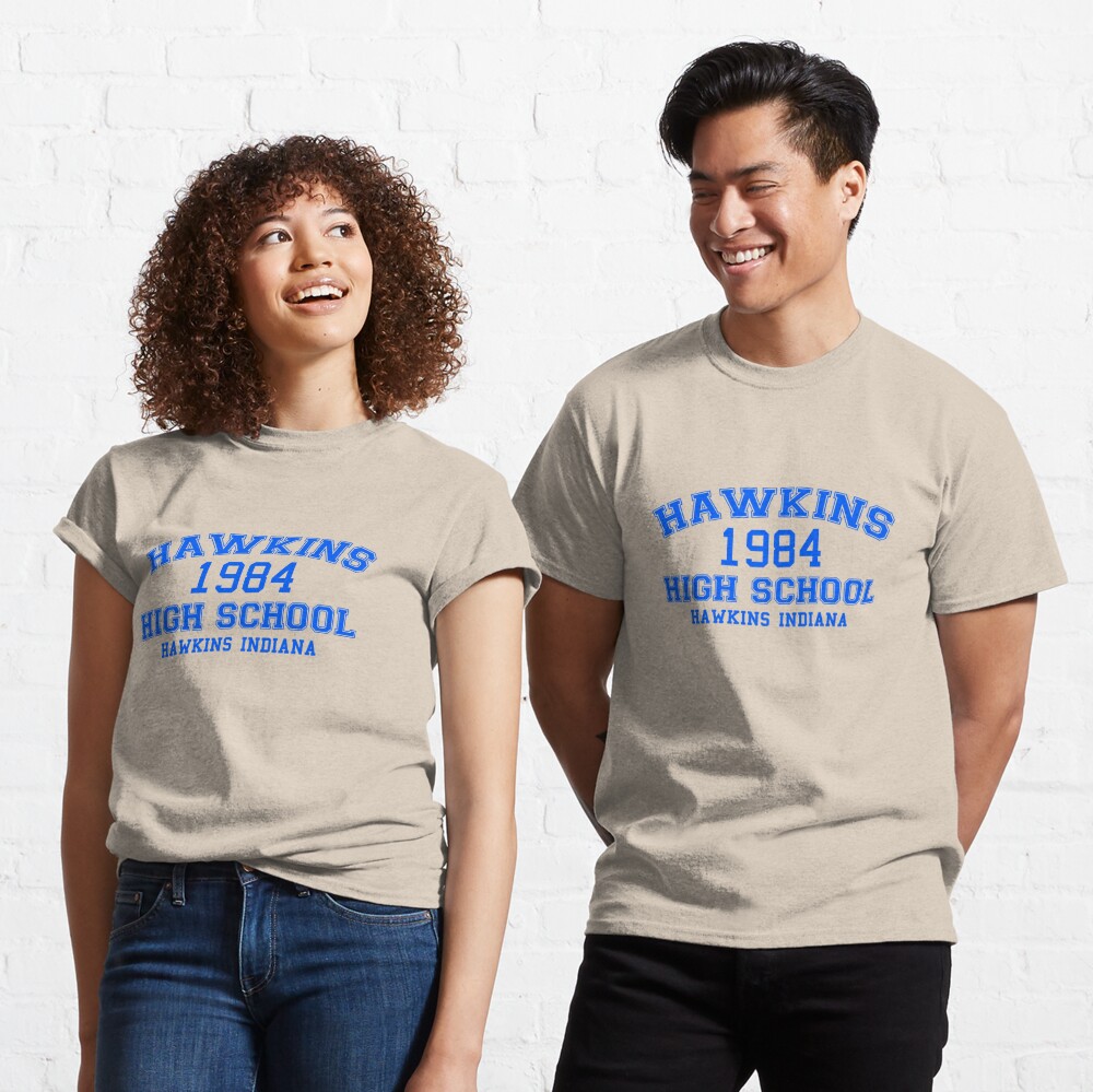 Hawkins High School T-Shirt inspired by the TV series Stranger Things -  Regular T-Shirt — MoviTees