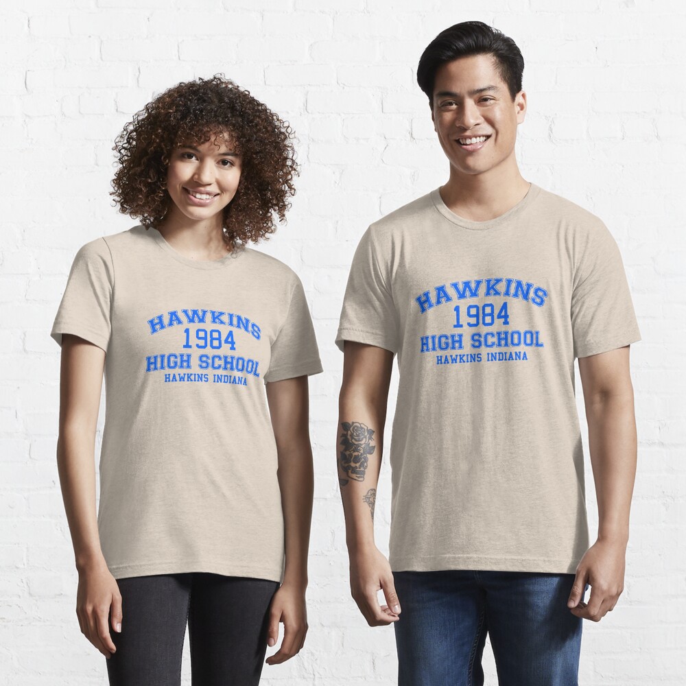 Hawkins High School T-Shirt Inspired by The TV Series Stranger Things - Regular T-Shirt — MoviTees