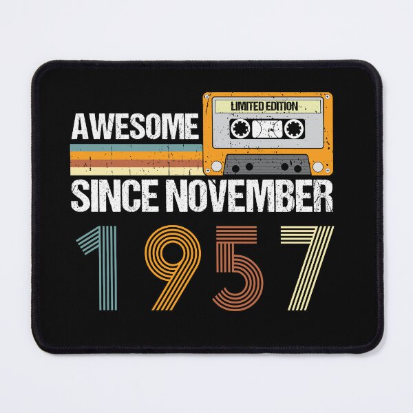 Item preview, Awesome Since November 1957 | 65th Birthday Gifts | 65 Years Old Gifts designed and sold by AMINE  ★★★★★.