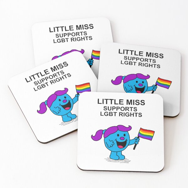 Item preview, Little Miss Supports LGBT Rights designed and sold by Scat the cat.