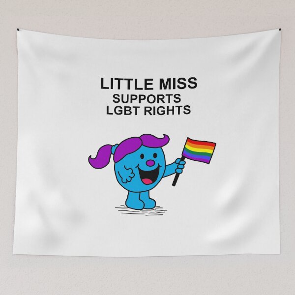 Item preview, Little Miss Supports LGBT Rights designed and sold by Scat the cat.