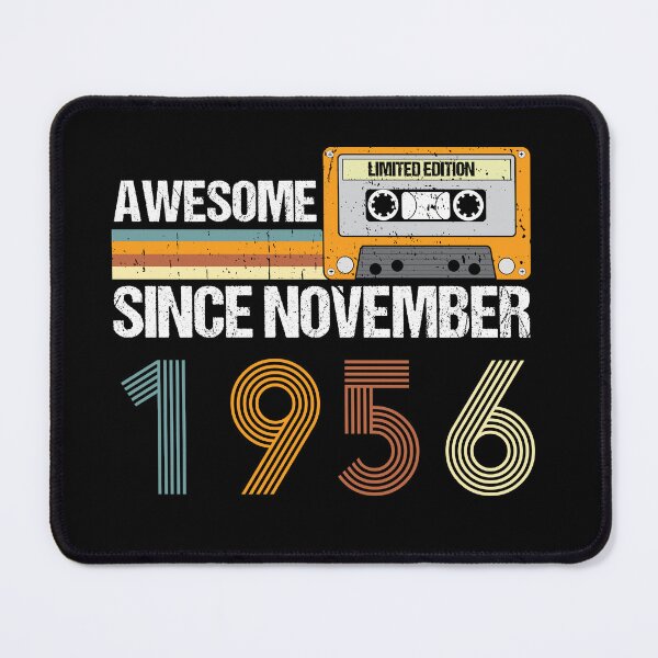 Item preview, Awesome Since November 1956 | 66th Birthday Gifts | 66 Years Old Gifts designed and sold by AMINE  ★★★★★.