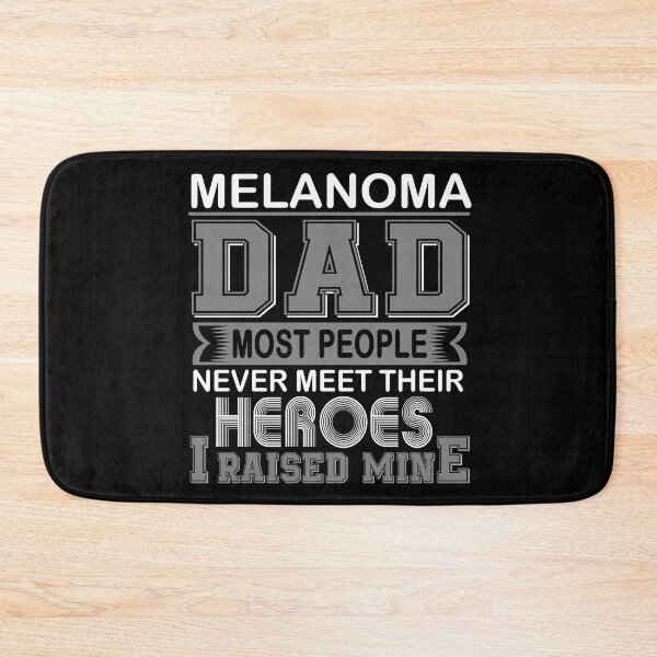 Item preview, Proud Melanoma Dad Most People Never Meet Their Heroes I Raise Mine designed and sold by frechettee.