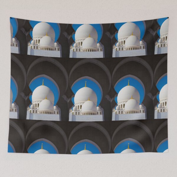 Item preview, United Arab Emirates. Abu Dhabi. Sheikh Zayed Grand Mosque. Domes through the Arches. designed and sold by vadim19.