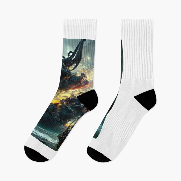 Item preview, chasing the kraken designed and sold by zar4fussion.