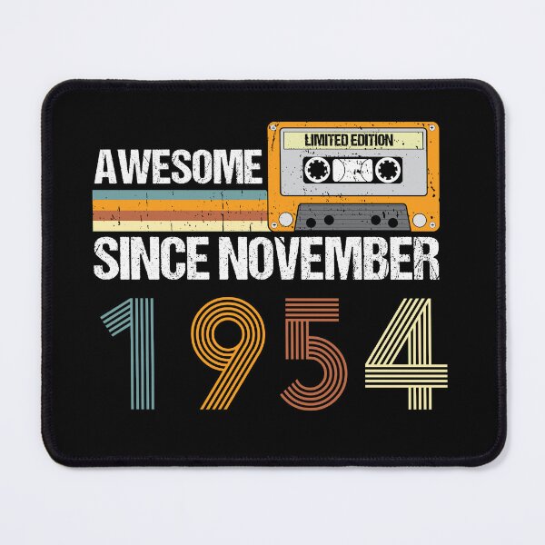 Item preview, Awesome Since November 1954 | 68th Birthday Gifts | 68 Years Old Gifts designed and sold by AMINE  ★★★★★.