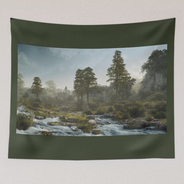 Item preview, Hidden Ruins by the River designed and sold by Daniel Eskridge.